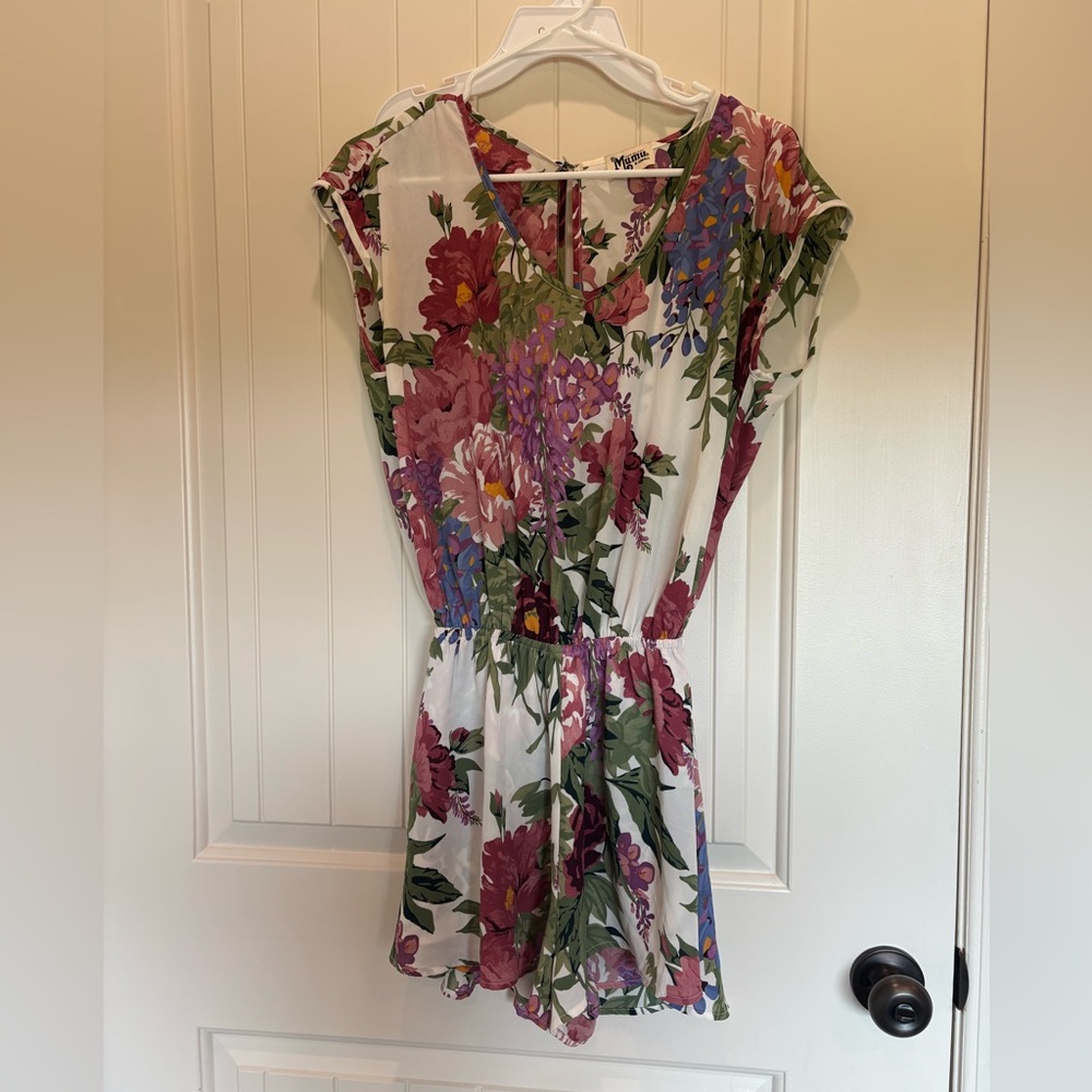 Show Me Your MuMu Floral Romper